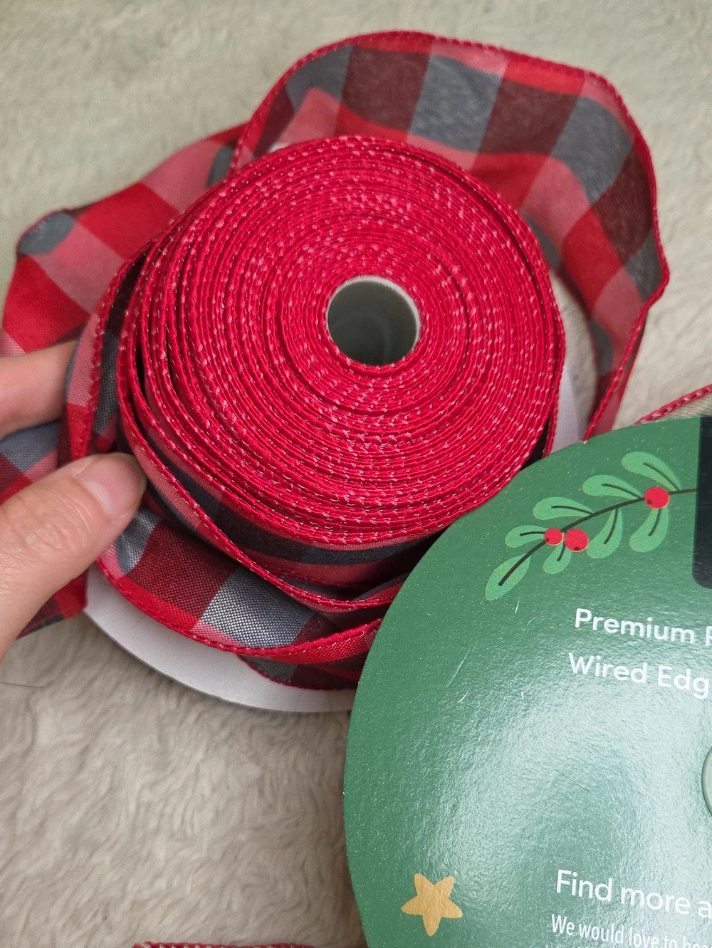 Premium Holiday Christmas Ribbon